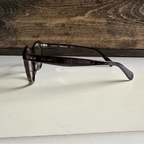 CELINE PARIS Brown Tortoise 41461/F Frames Eyeglasses Glasses Optical Eyewear - Picture 3 of 11